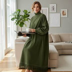 Teresa – Abito fluido in suede sintetico