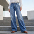 Paula – Jeans a vita alta e gamba larga