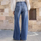 Paula – Jeans a vita alta e gamba larga