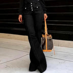 Nadia - Jeans a vita alta con taglio svasato