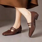 Marisa | Mary Jane con doppio cinturino e dettagli brogue