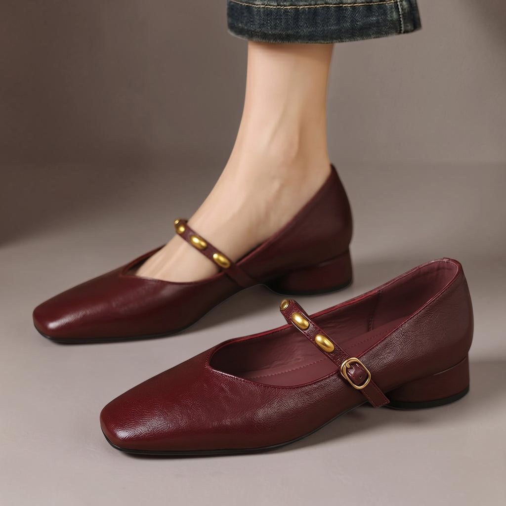 Zaira | Ballerine effetto pelle