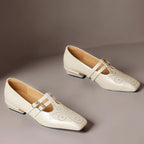 Marisa | Mary Jane con doppio cinturino e dettagli brogue