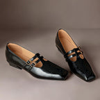 Marisa | Mary Jane con doppio cinturino e dettagli brogue