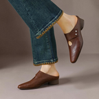 Olga | Mules in pelle sintetica