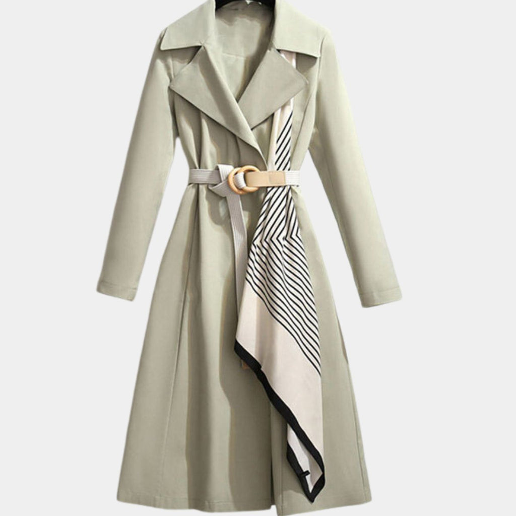 Clarice | Trench midi classico con cintura