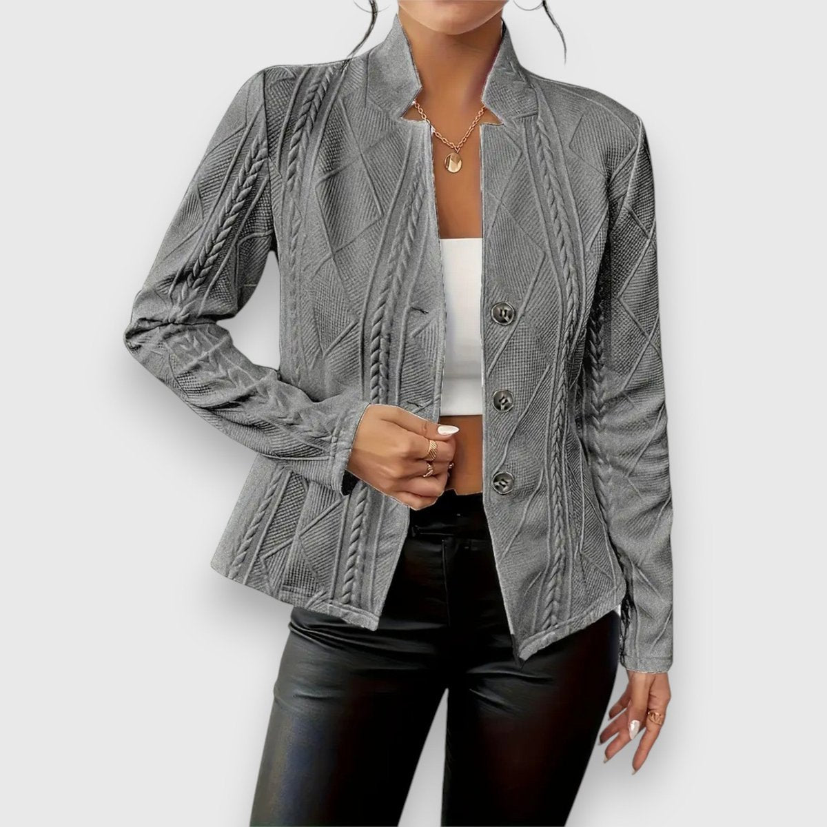 Loretta | Cardigan lavorato con bottoni