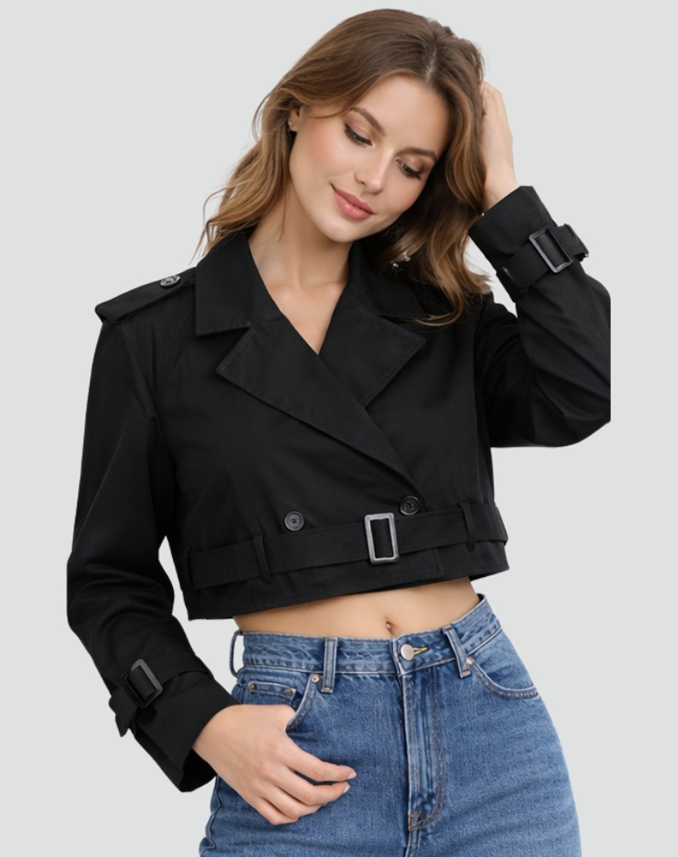 Giuliana | Trench corto con cintura
