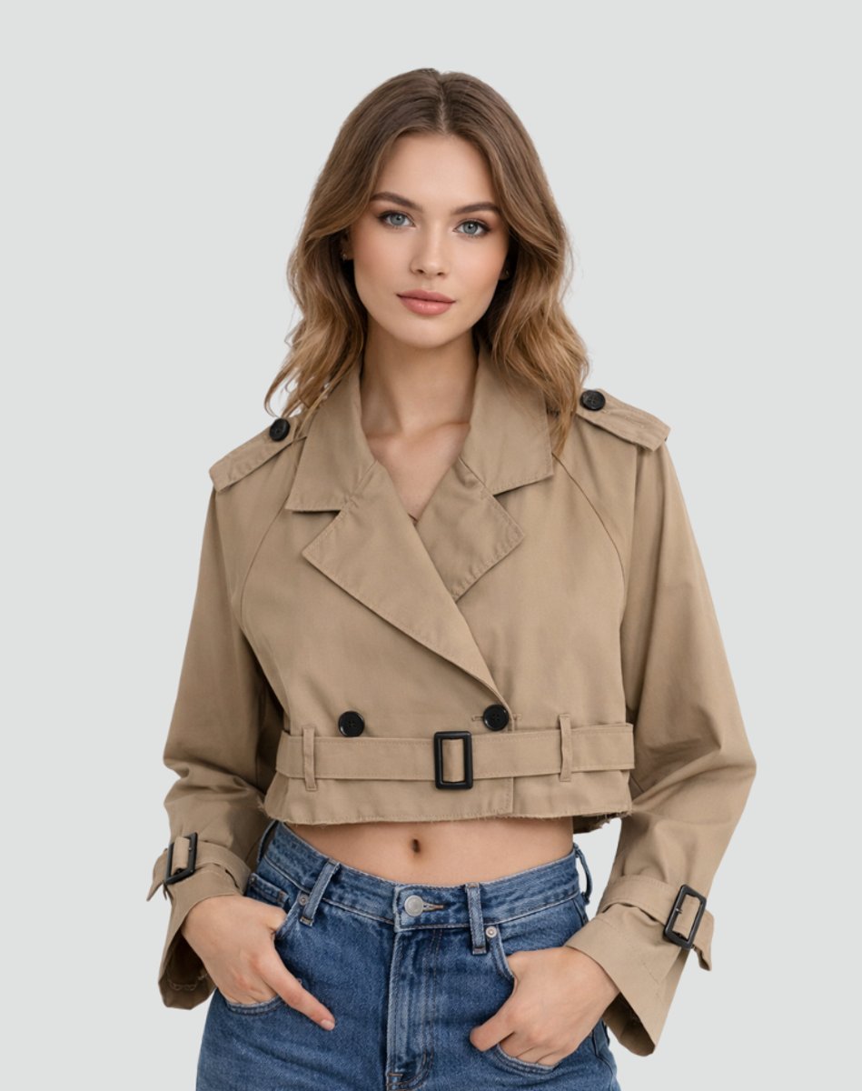 Giuliana | Trench corto con cintura