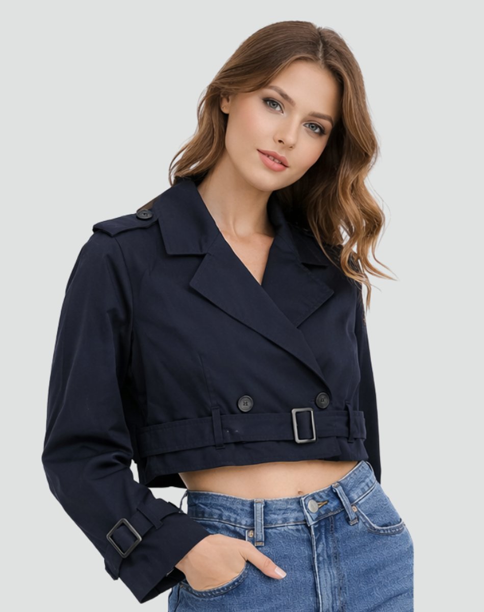 Giuliana | Trench corto con cintura