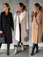 Emilia | Cappotto Lungo Doppiopetto