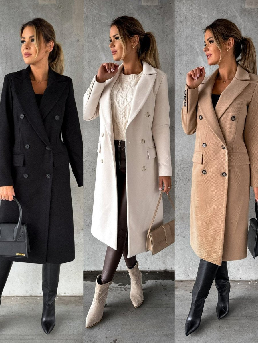 Emilia | Cappotto Lungo Doppiopetto