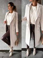 Emelina | Cappotto lungo doppiopetto