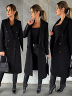 Emilia | Cappotto Lungo Doppiopetto