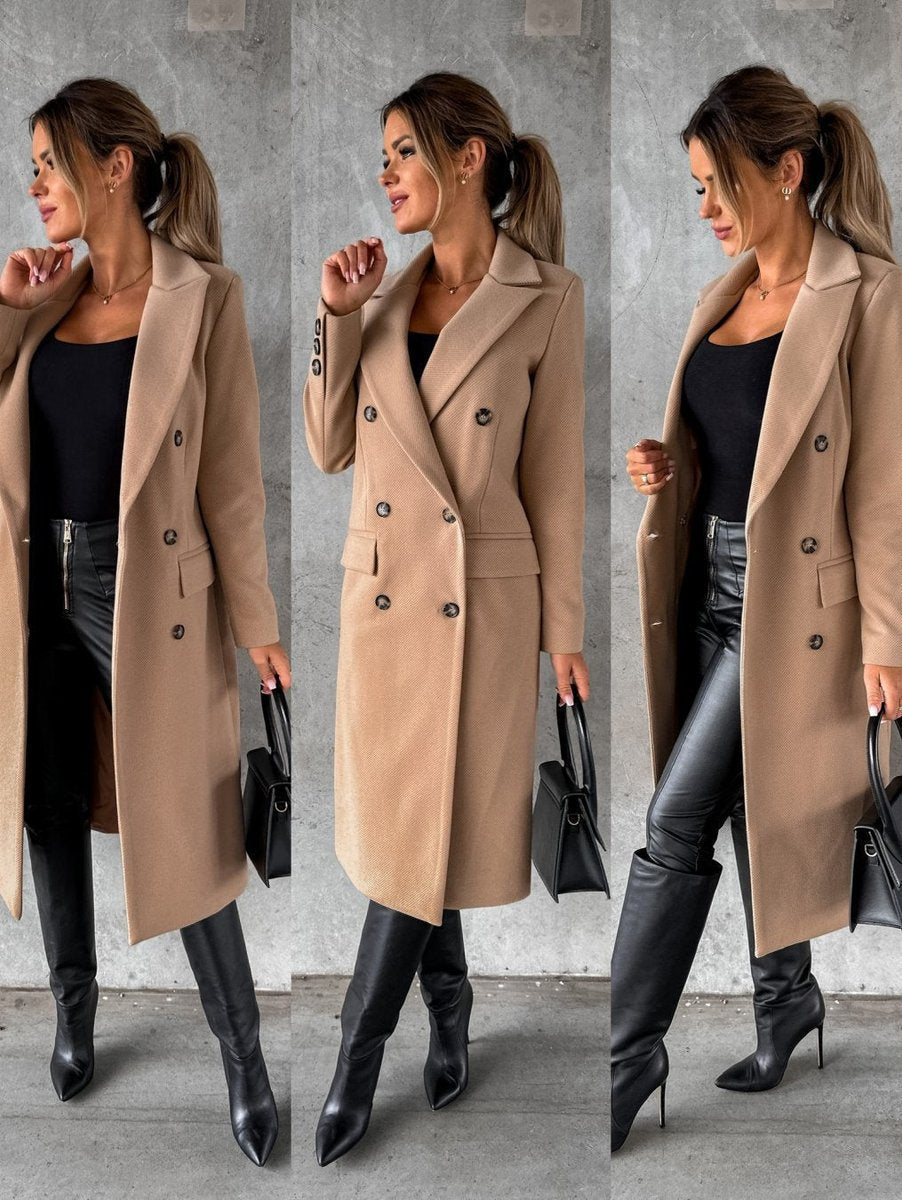 Emilia | Cappotto Lungo Doppiopetto