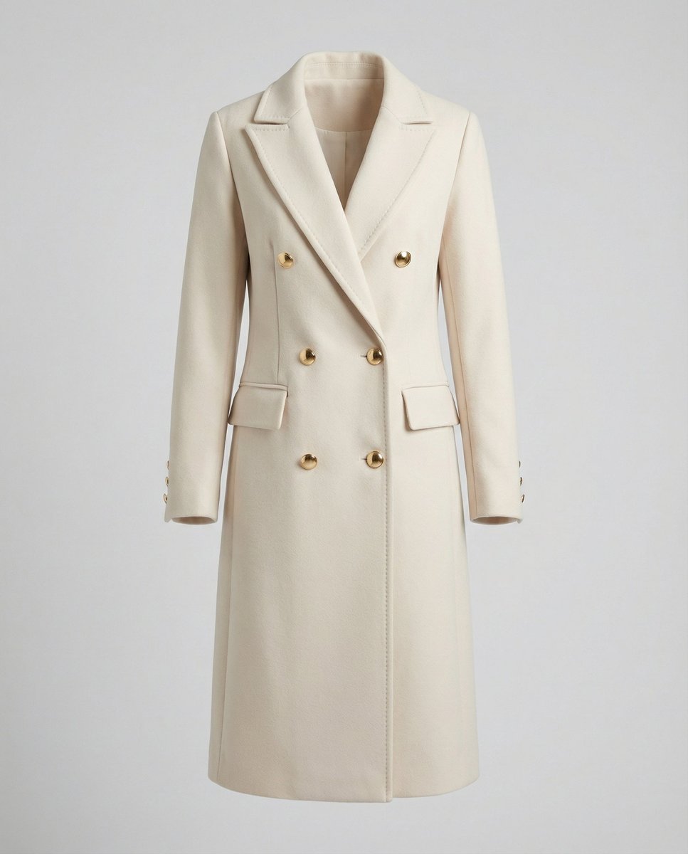 Emelina | Cappotto lungo doppiopetto