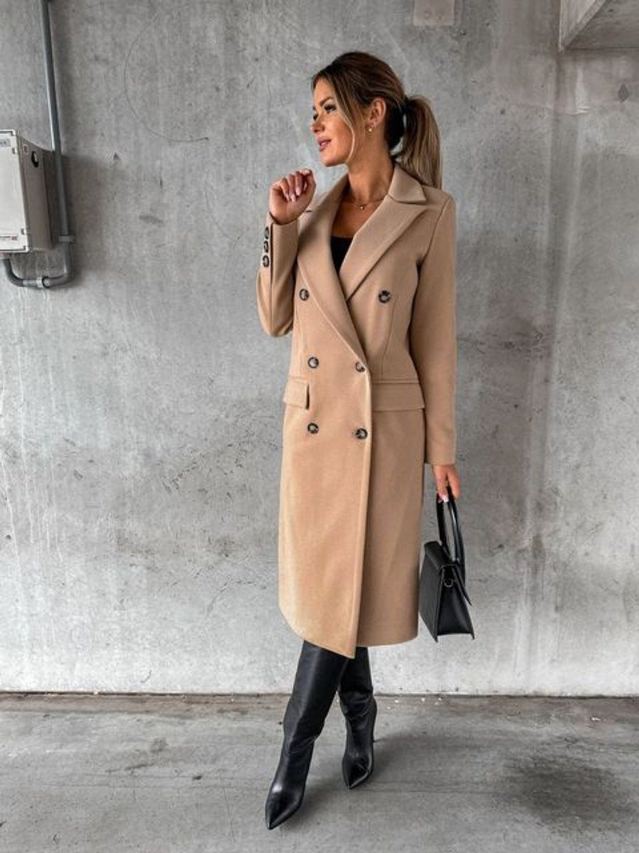 Emilia | Cappotto Lungo Doppiopetto