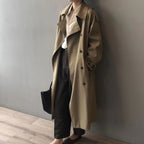 Caterina | Trench lungo doppiopetto con cintura