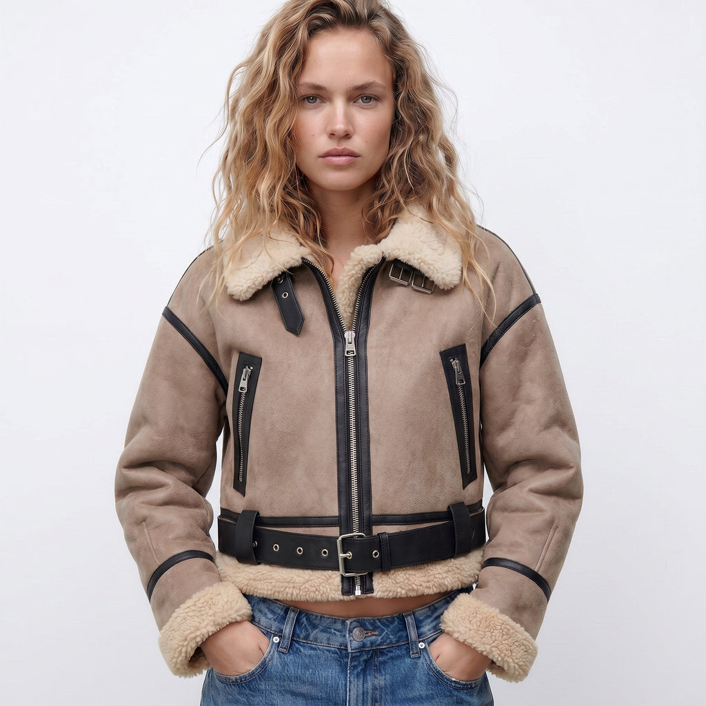 Verena | Giacca bomber corta stile aviatore