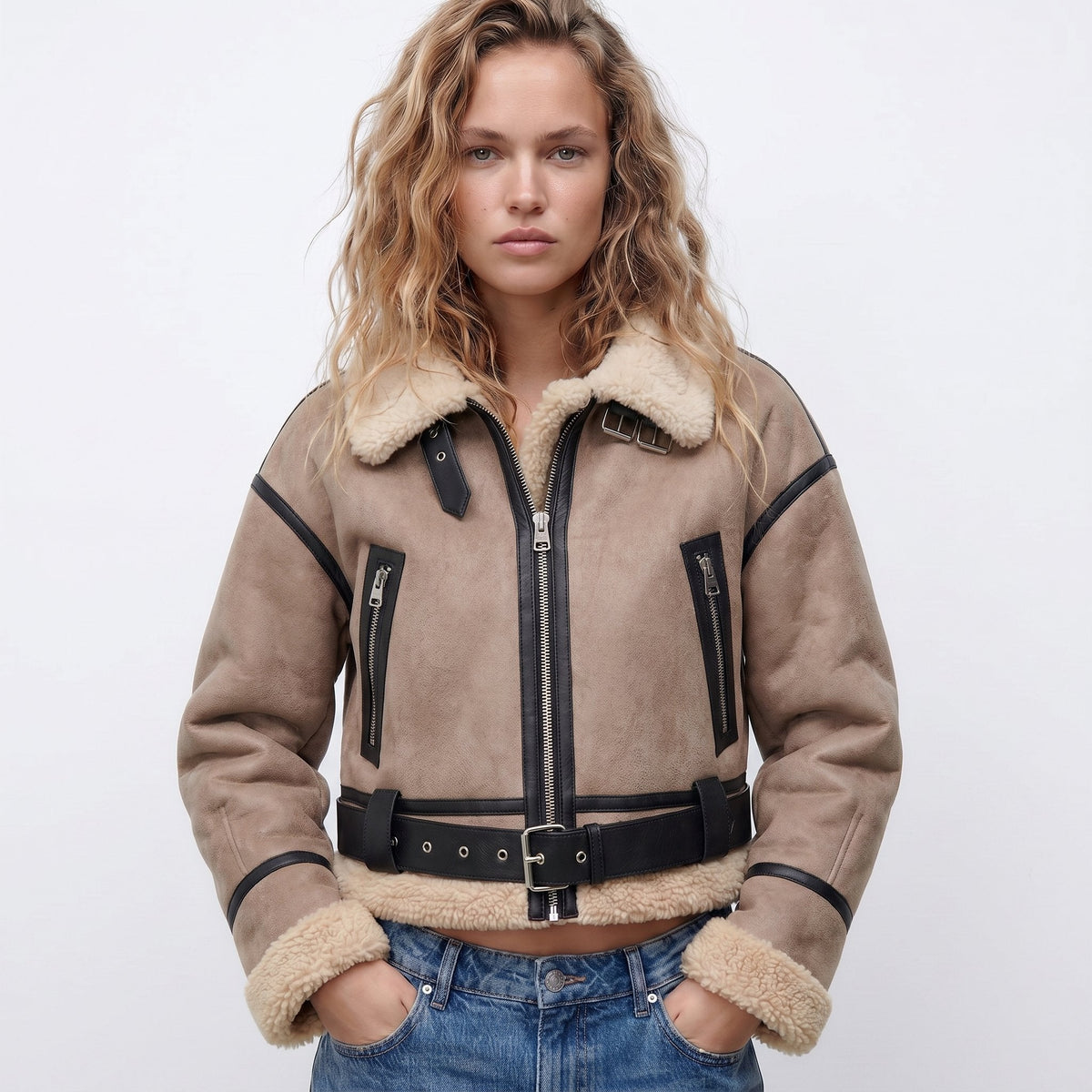 Verena | Giacca bomber corta stile aviatore