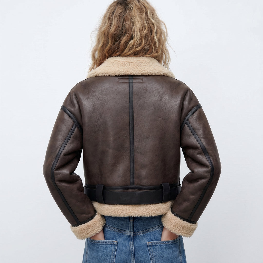 Verena | Giacca bomber corta stile aviatore