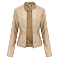 Elena | Giacca Biker con Collo Alto