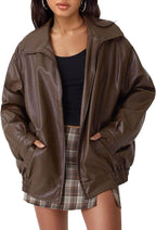 Nicoletta | Giacca bomber con zip dalla vestibilità rilassata