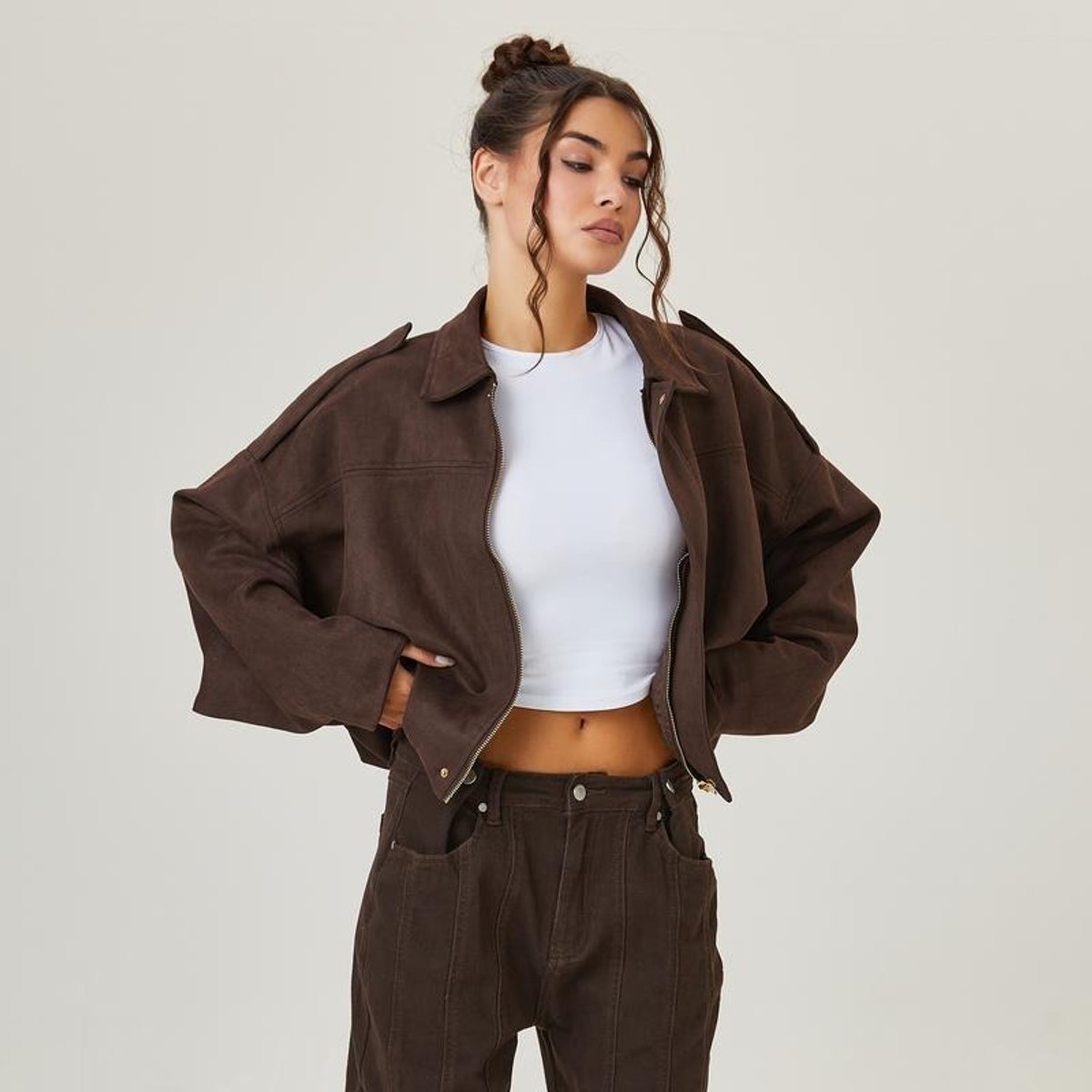 Luisa | Bomber oversize dal taglio rilassato