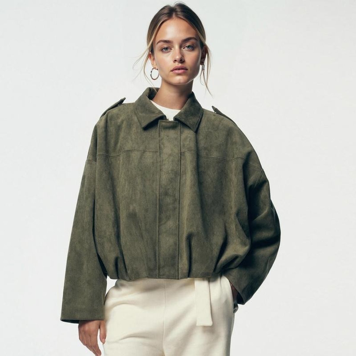 Luisa | Giacca bomber oversize dalla vestibilità rilassata